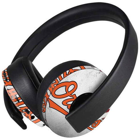 MLB Baltimore Orioles Game Ball PlayStation 4 Gold Wireless Headset Skin
