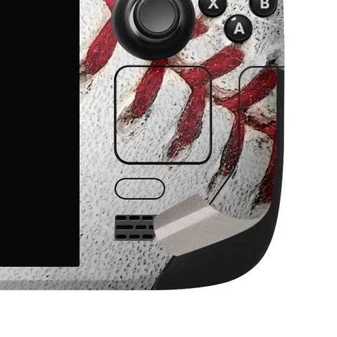 MLB Baltimore Orioles Game Ball Steam Deck Handheld Gaming Computer OLED Skin