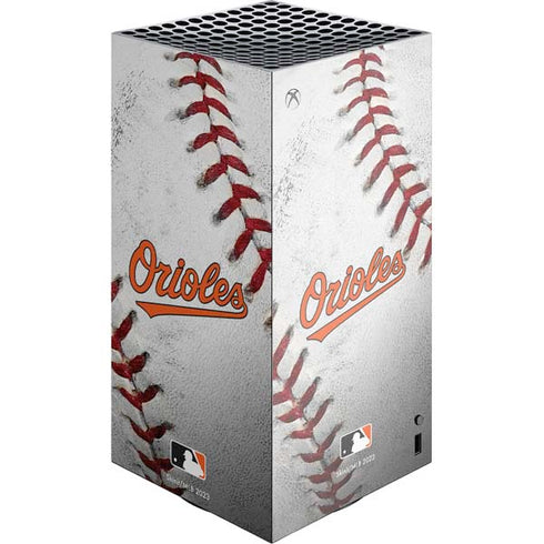 MLB Baltimore Orioles Game Ball XBox Series X Digital Edition Console Skin