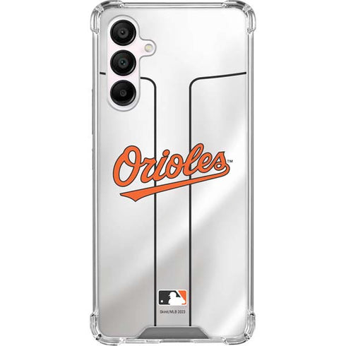 MLB Baltimore Orioles Home Jersey Galaxy A16 5G Clear Case