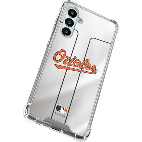 MLB Baltimore Orioles Home Jersey Galaxy A16 5G Clear Case