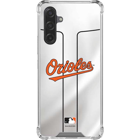 MLB Baltimore Orioles Home Jersey Galaxy A17 Clear Case