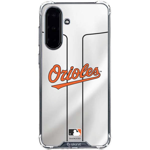 MLB Baltimore Orioles Home Jersey Galaxy A36 5G Clear Case