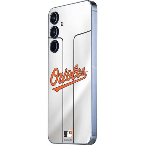 MLB Baltimore Orioles Home Jersey Galaxy A36 5G Skin