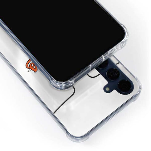 MLB Baltimore Orioles Home Jersey Galaxy A55 5G Clear Case