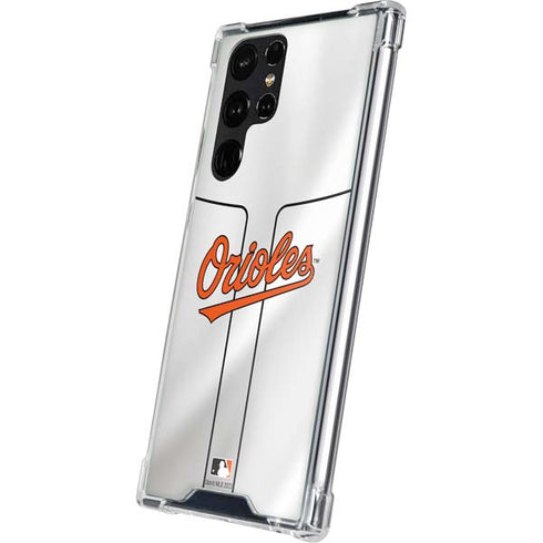 MLB Baltimore Orioles Home Jersey Galaxy S23 Ultra Clear Case