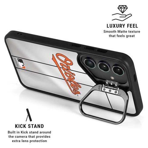 MLB Baltimore Orioles Home Jersey Galaxy S24 FE Kickstand Case