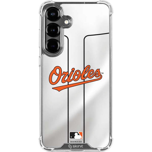 MLB Baltimore Orioles Home Jersey Galaxy S26 Plus Clear Case