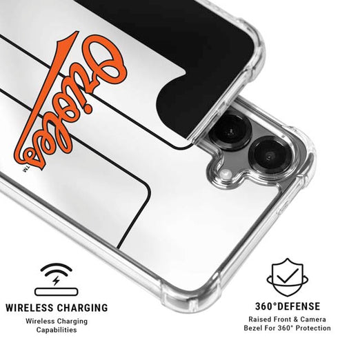 MLB Baltimore Orioles Home Jersey Galaxy S26 Plus Clear Case