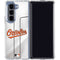 MLB Baltimore Orioles Home Jersey Galaxy Z Fold5 5G Clear Case