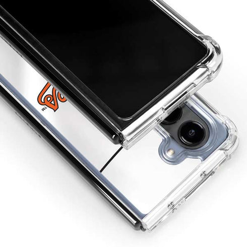 MLB Baltimore Orioles Home Jersey Galaxy Z Fold5 5G Clear Case
