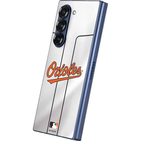 MLB Baltimore Orioles Home Jersey Galaxy Z Fold6 Skin