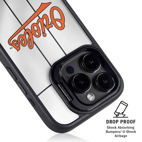 MLB Baltimore Orioles Home Jersey iPhone 13 Pro Kickstand Case