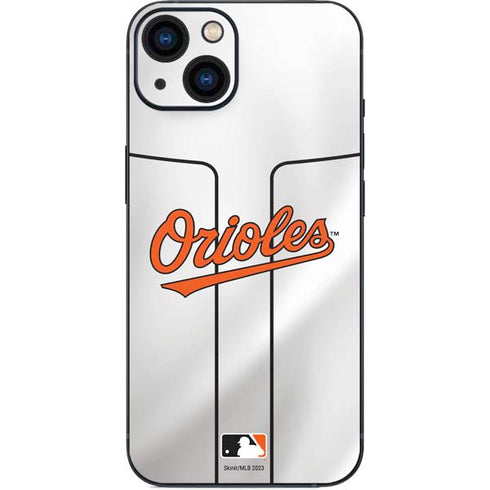 MLB Baltimore Orioles Home Jersey iPhone Skins