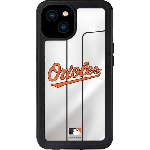 MLB Baltimore Orioles Home Jersey iPhone 15 Plus Waterproof Case