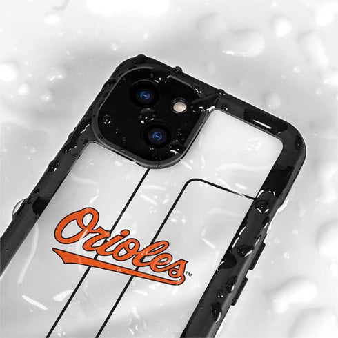 MLB Baltimore Orioles Home Jersey iPhone 15 Plus Waterproof Case