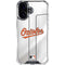 MLB Baltimore Orioles Home Jersey iPhone 16 Clear Case