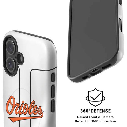 MLB Baltimore Orioles Home Jersey iPhone 16 Magsafe Impact Case