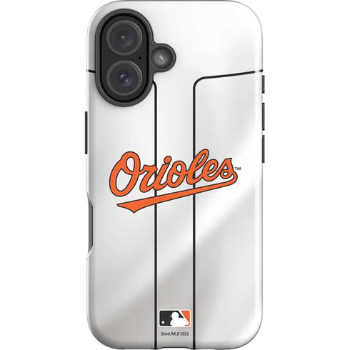 MLB Baltimore Orioles Home Jersey iPhone 16 Plus Impact Case