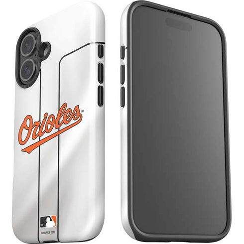MLB Baltimore Orioles Home Jersey iPhone 16 Plus Impact Case