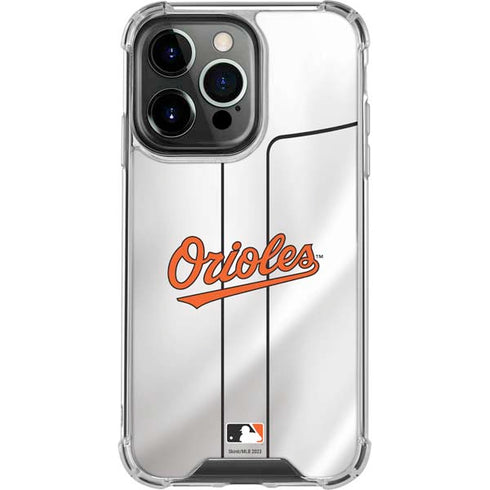 MLB Baltimore Orioles Home Jersey iPhone 16 Pro Clear Case