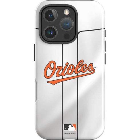 MLB Baltimore Orioles Home Jersey iPhone 16 Pro Impact Case