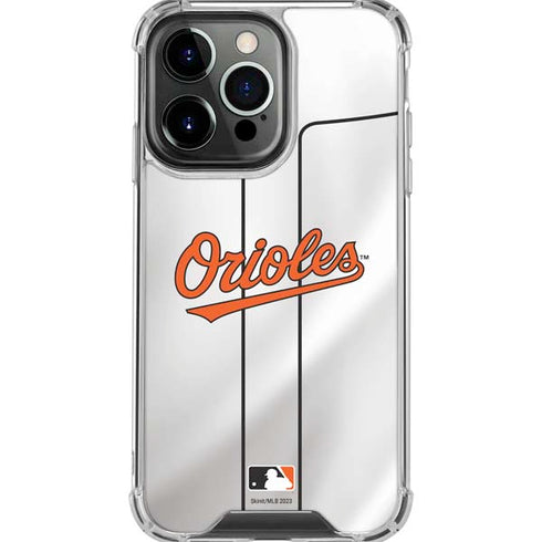 MLB Baltimore Orioles Home Jersey iPhone 16 Pro Max Clear Case