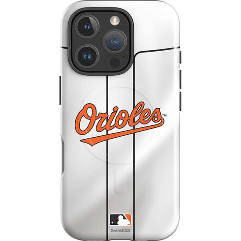 MLB Baltimore Orioles Home Jersey iPhone 16 Pro Max Magsafe Impact Case