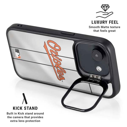 MLB Baltimore Orioles Home Jersey iPhone 16e Kickstand Case