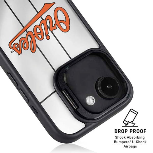 MLB Baltimore Orioles Home Jersey iPhone 16e Kickstand Case