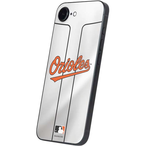 MLB Baltimore Orioles Home Jersey iPhone 16e Skin