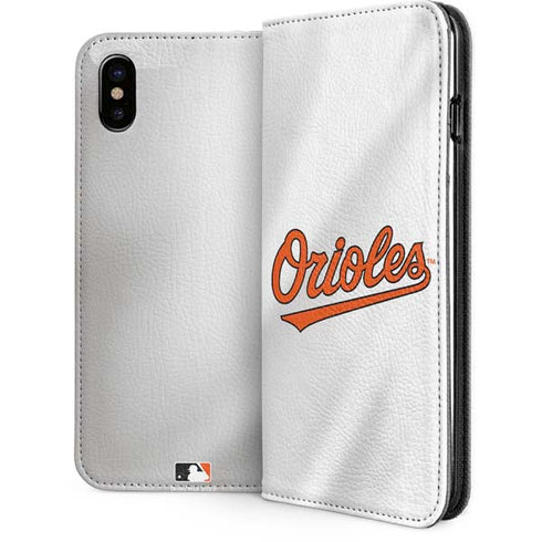 MLB Baltimore Orioles Home Jersey iPhone 8 Folio Case