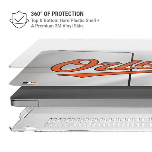 MLB Baltimore Orioles Home Jersey MacBook Pro 14in (2021-24) Case plus Skin