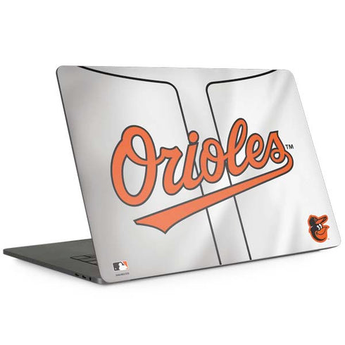 MLB Baltimore Orioles Home Jersey MacBook Skins