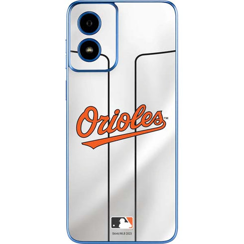 MLB Baltimore Orioles Home Jersey Moto G Play 4G (2024) Skin