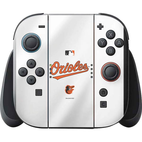 MLB Baltimore Orioles Home Jersey Nintendo Switch 2 (2025) with Joy-Con Skin