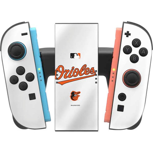 MLB Baltimore Orioles Home Jersey Nintendo Switch 2 (2025) Joy-Con Controller Skin