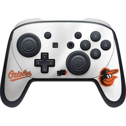 MLB Baltimore Orioles Home Jersey Nintendo Switch 2 (2025) Pro Controller Skin