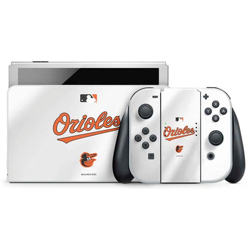 MLB Baltimore Orioles Home Jersey Nintendo Skins