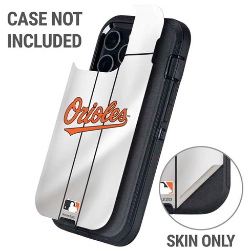 MLB Baltimore Orioles Home Jersey Otterbox Defender iPhone Skin