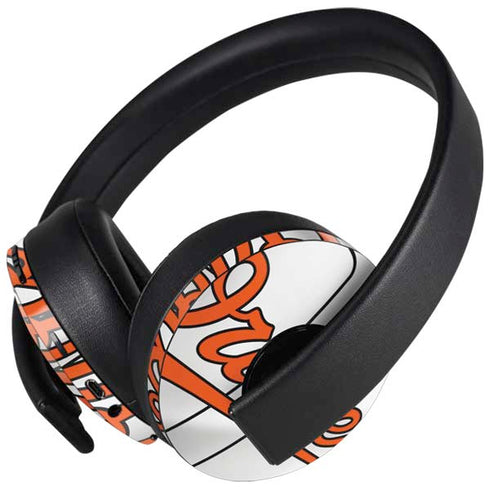 MLB Baltimore Orioles Home Jersey PlayStation 4 Gold Wireless Headset Skin