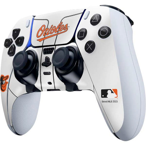 MLB Baltimore Orioles Home Jersey PS5 DualSense Edge Pro Controller Skin
