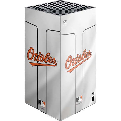 MLB Baltimore Orioles Home Jersey XBox Series X Digital Edition Console Skin