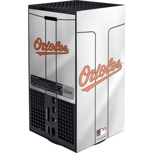 MLB Baltimore Orioles Home Jersey XBox Series X Digital Edition Console Skin