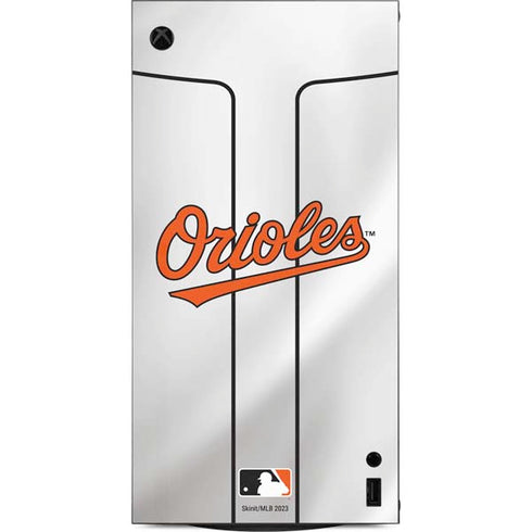 MLB Baltimore Orioles Home Jersey XBox Series X Digital Edition Console Skin