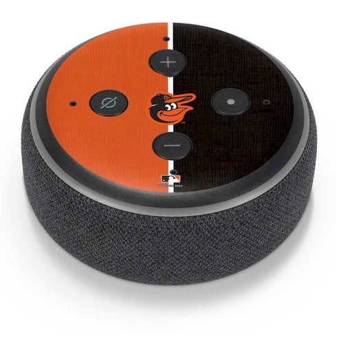 MLB Baltimore Orioles Split Amazon Echo Dot Skin