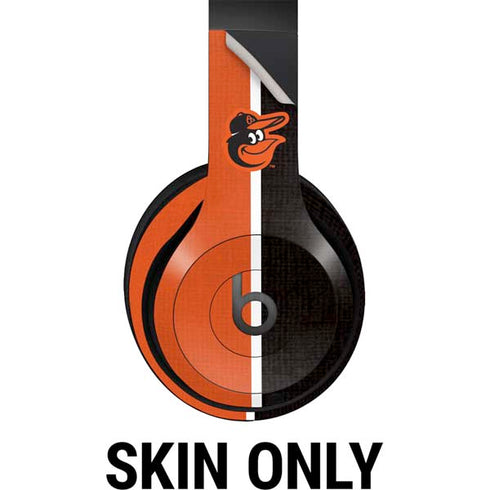 MLB Baltimore Orioles Split Beats Studio Pro Wireless Headphones Skin