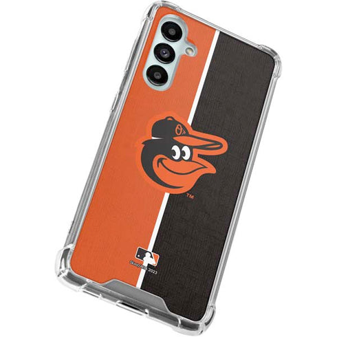 MLB Baltimore Orioles Split Galaxy A16 5G Clear Case