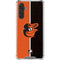 MLB Baltimore Orioles Split Galaxy A17 Clear Case