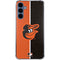 MLB Baltimore Orioles Split Galaxy A35 5G Clear Case